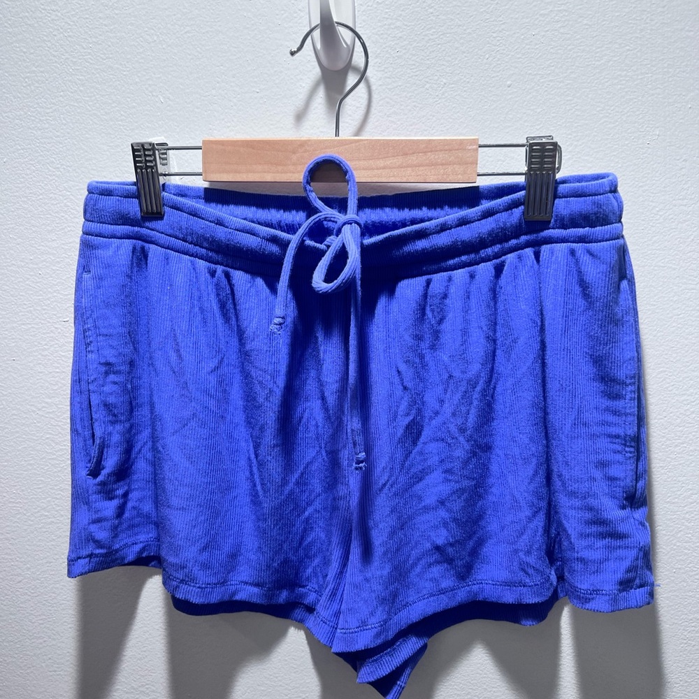 SKIMS Purple Athletic Shorts with Drawstring Waist Womens Small - Picture 2 of 5